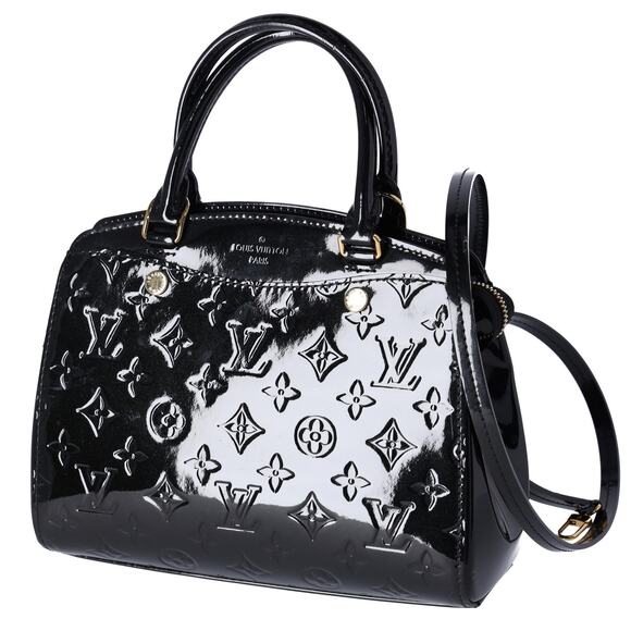 Louis Vuitton Brea PM Monogram Vernis Handbag M50600 Noir Patent Leather - Picture 3 of 10